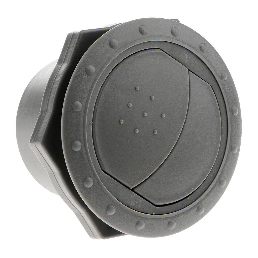 Replacement RV Interior Side Air Exhaust Vent Ventilation Outlet 60mm Grey