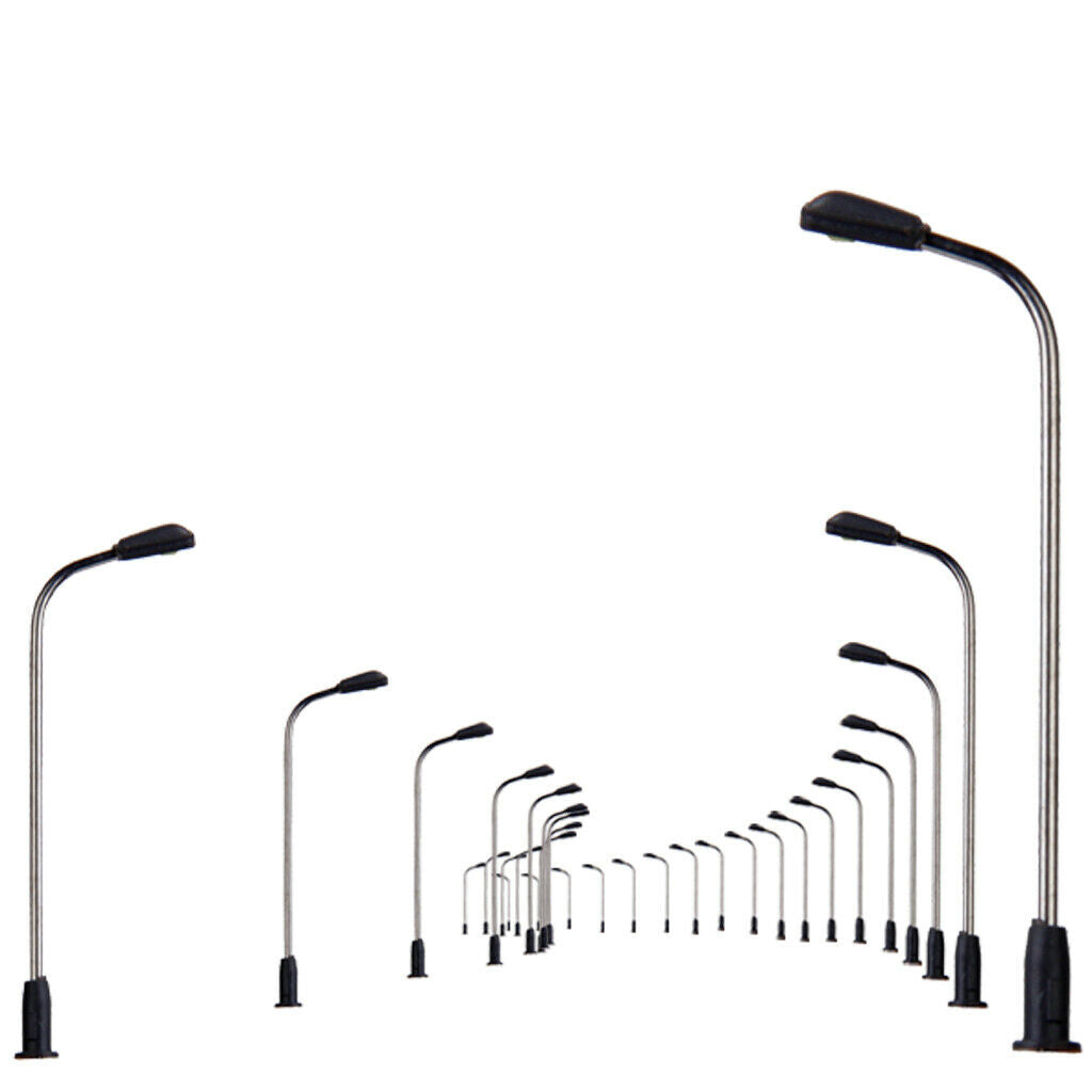 3V Street Lights LED Lamp Train Railroad Park SCENERY DIORAMAS 1/300 Scale