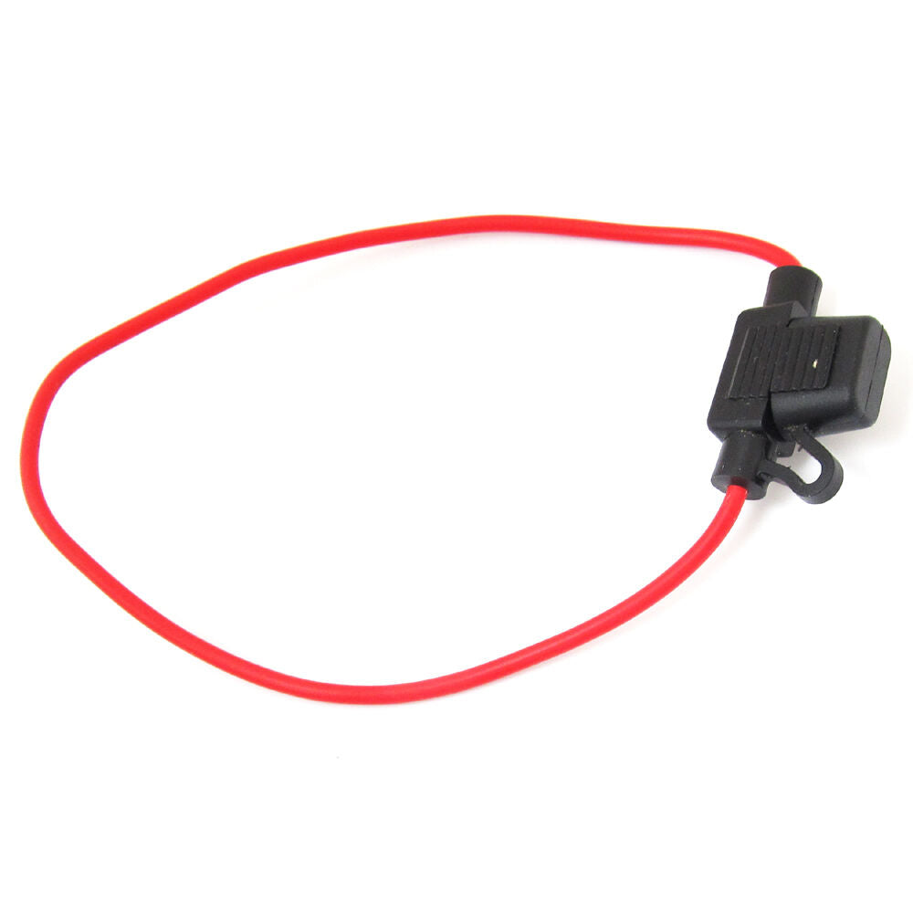 1set Small In Line 16AWG Waterproof Blade Fuse Holder for Car/Boat/Truck Black