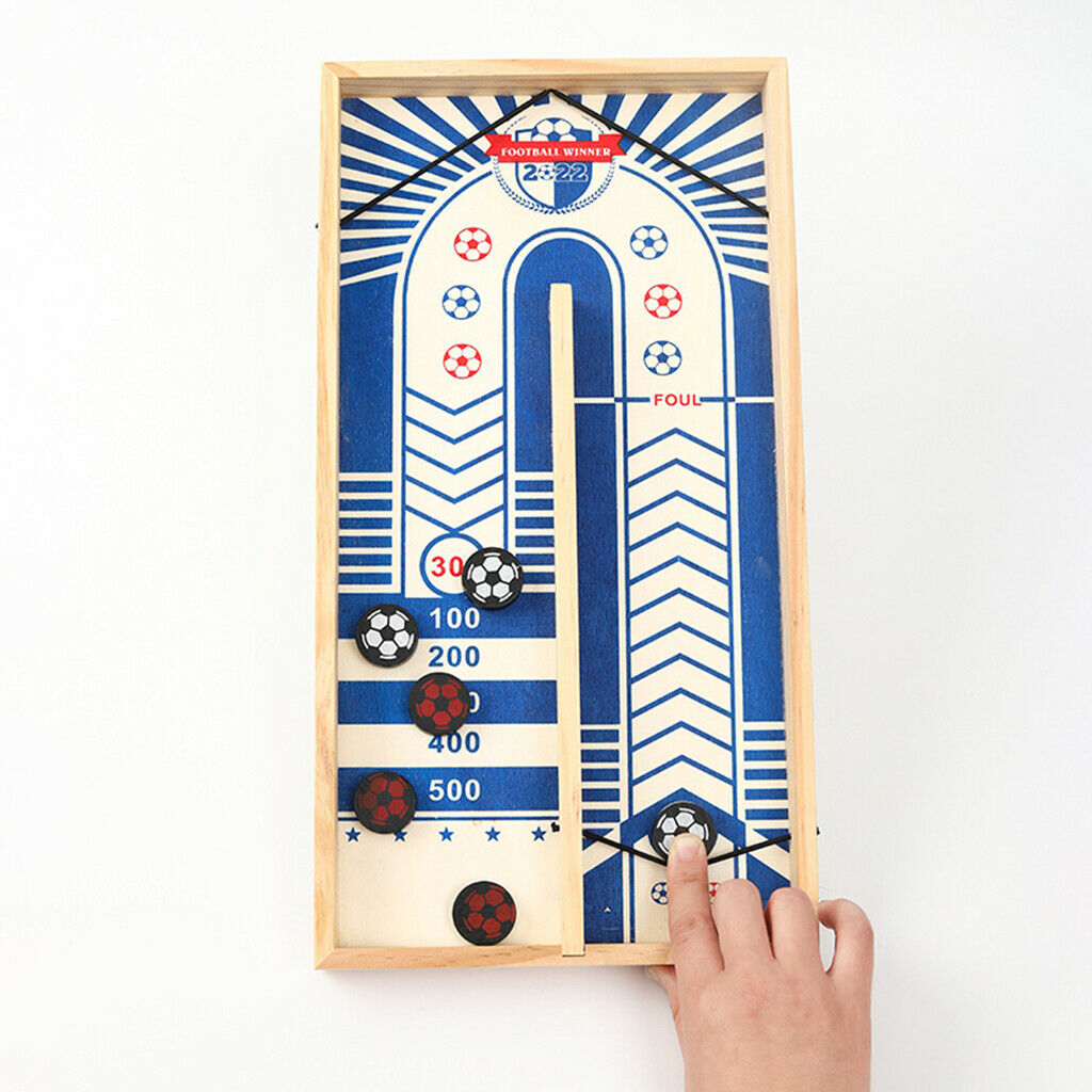 Sling Puck Game Desktop Foosball Hockey Board Bouce Chess for Kids Adults