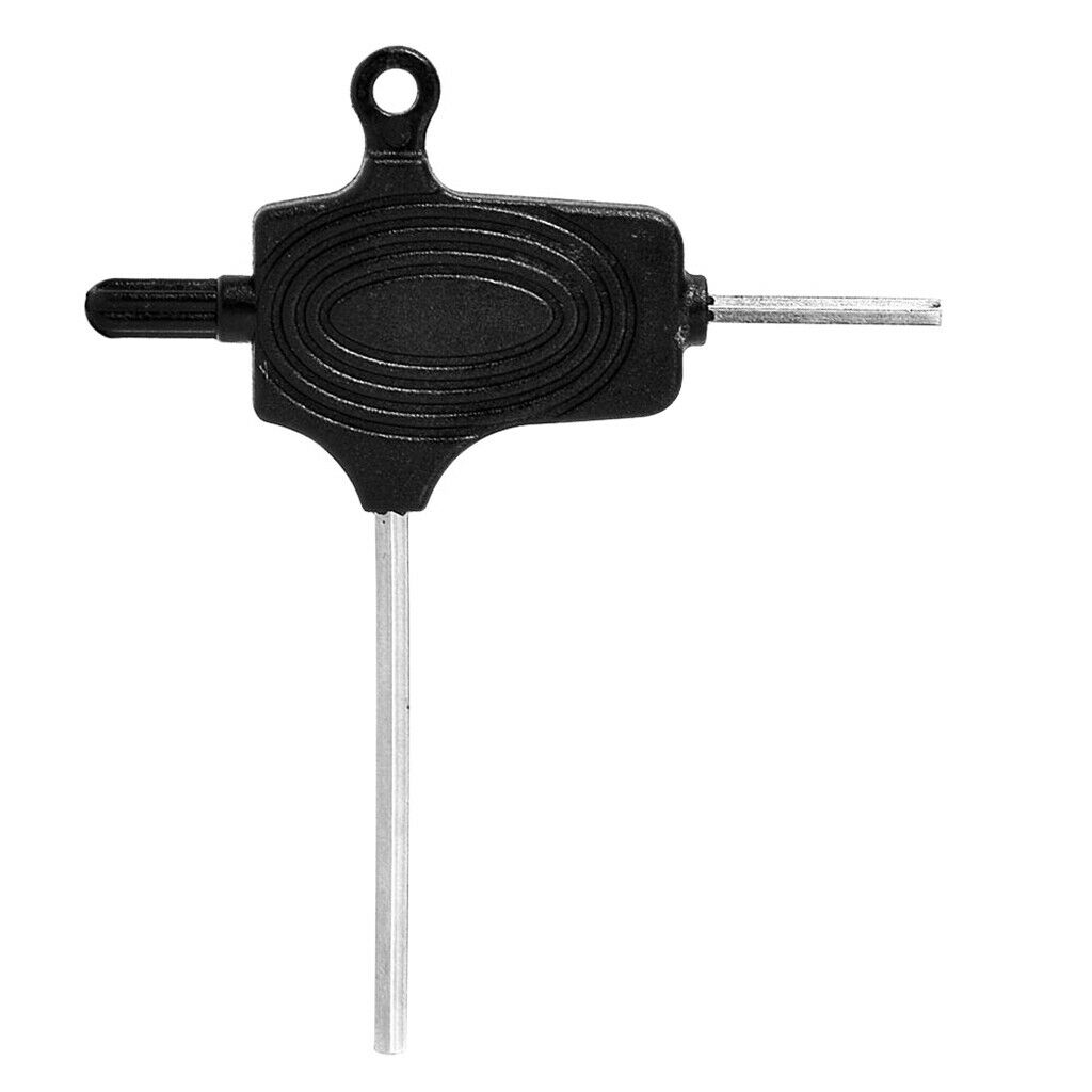5 Pieces T Handled Allen Wrench Hex Key Hexagon Screwdriver Tool Set Black