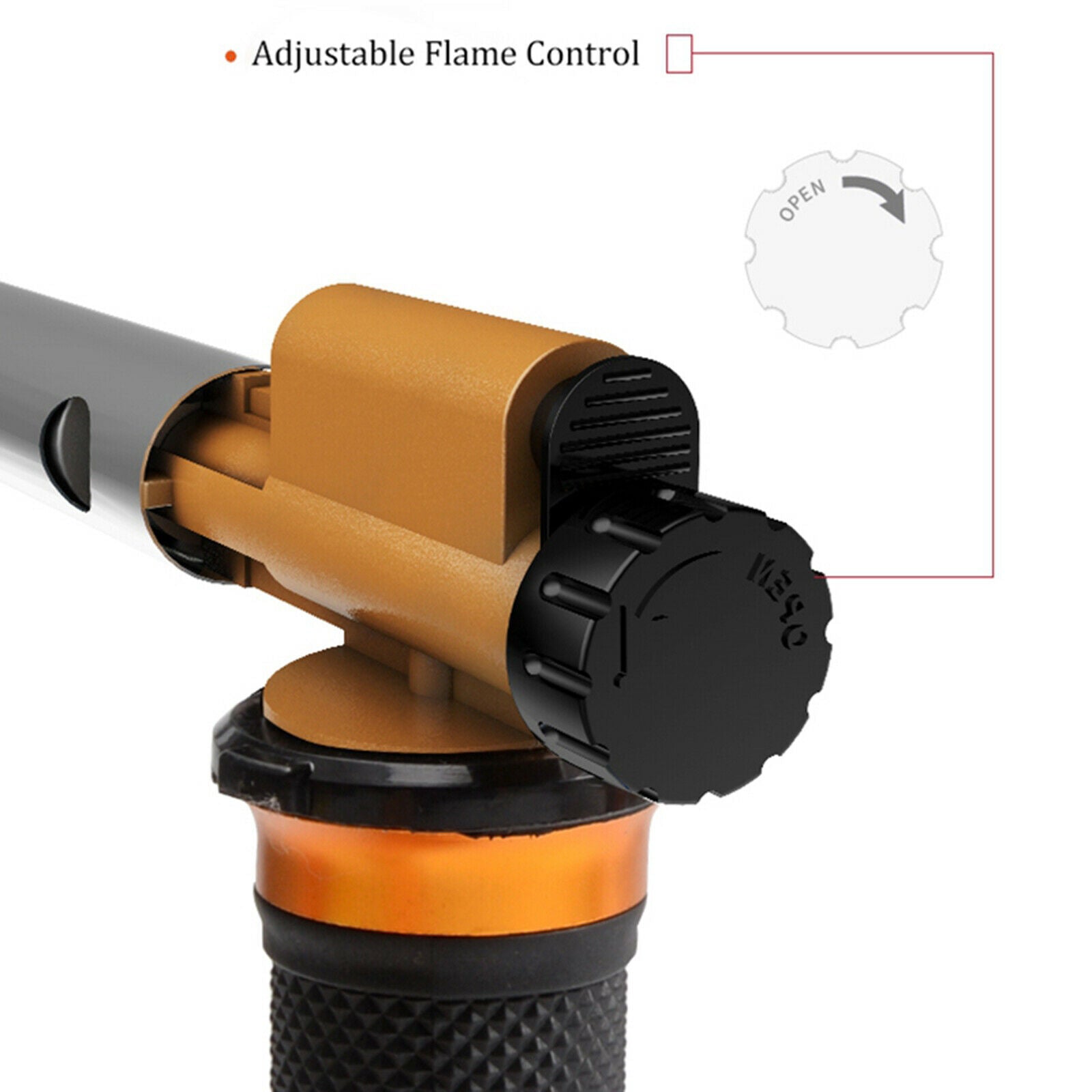 Electronic Ignition Liquefied Gas Burner Gun Welding Torch Kit Professional