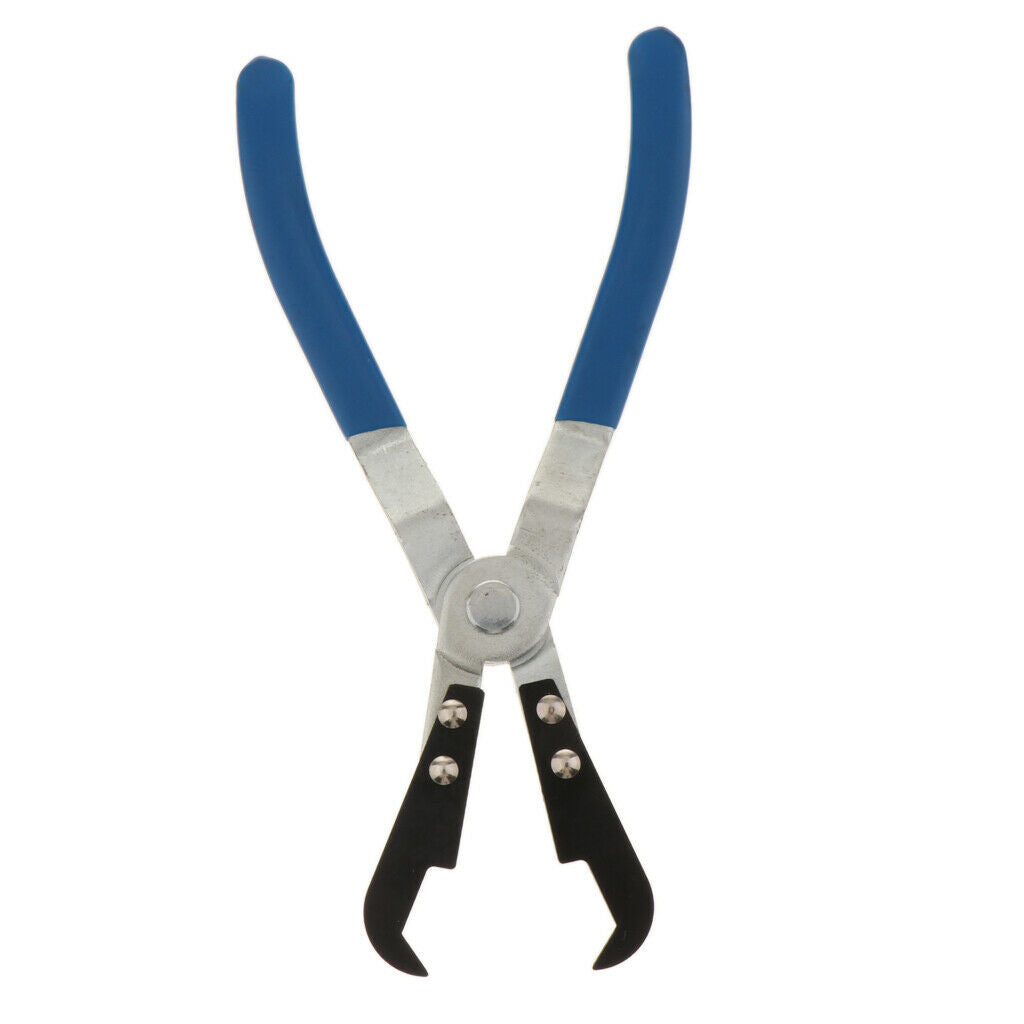 Car Blue 50# Steel Automotive Fastener Repair Plier Tool :Flat Bit Tongs