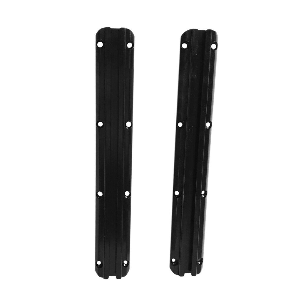 2pcs 12" Long Kayak Aluminum Slide Track Rails Accessories For Kayak Canoe