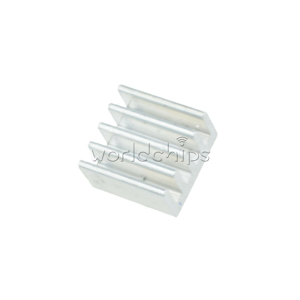 100Pcs 8.8x8.8x5mm Aluminum Heat Sink for Computer Memory Chip LED Power IC