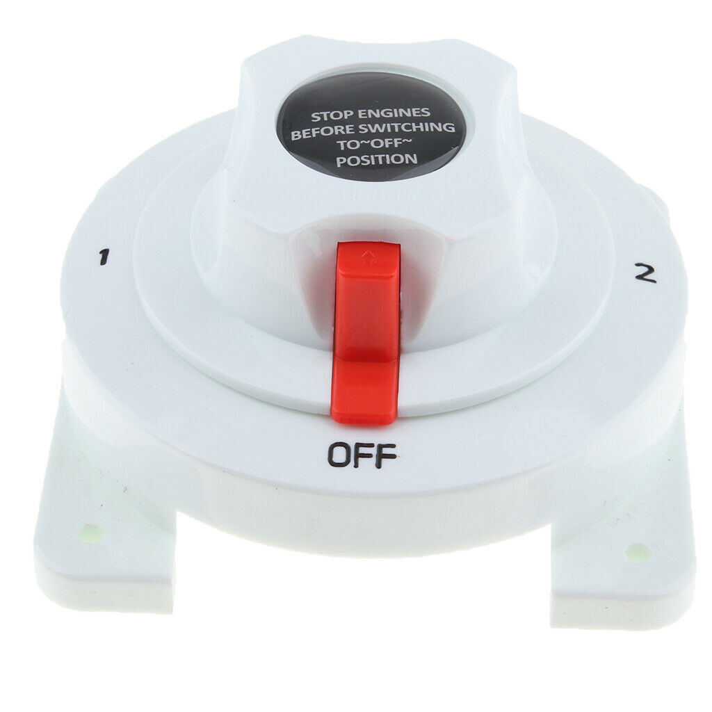 DC12V/24V Dual Battery Selector Switch 4 Positions for Boat Marine Industrial