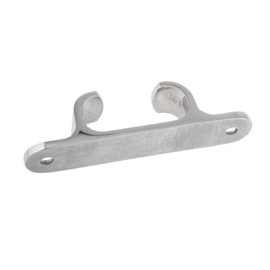 High Polished Stainless Steel 4" Boat Bow Chock Dock Deck Line Rope Cleat