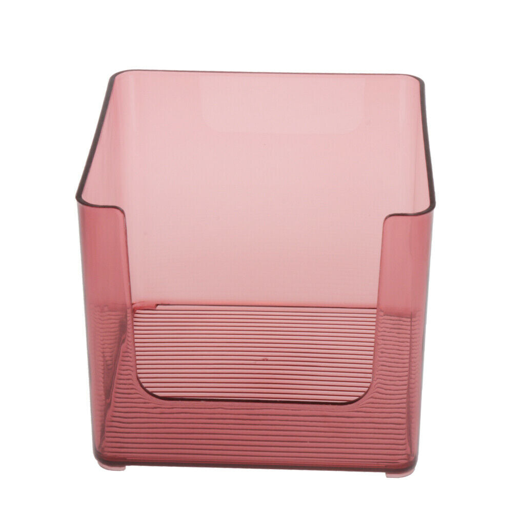Plastic Desktop Jewelry Storage Finishing Box Organizer Cosmetics Display - Red,
