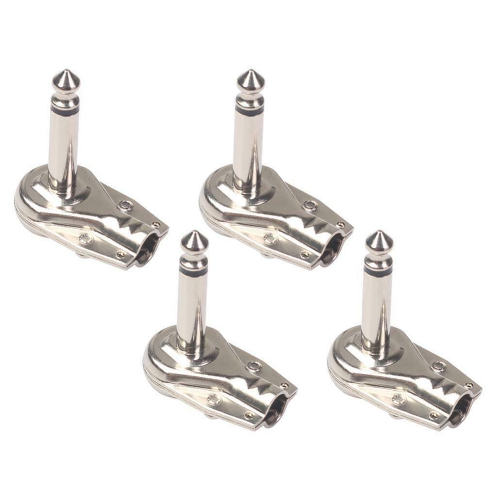 Diameter Guitar Effect Cable Plug Iron Right Angle Welding Plugs Guitar