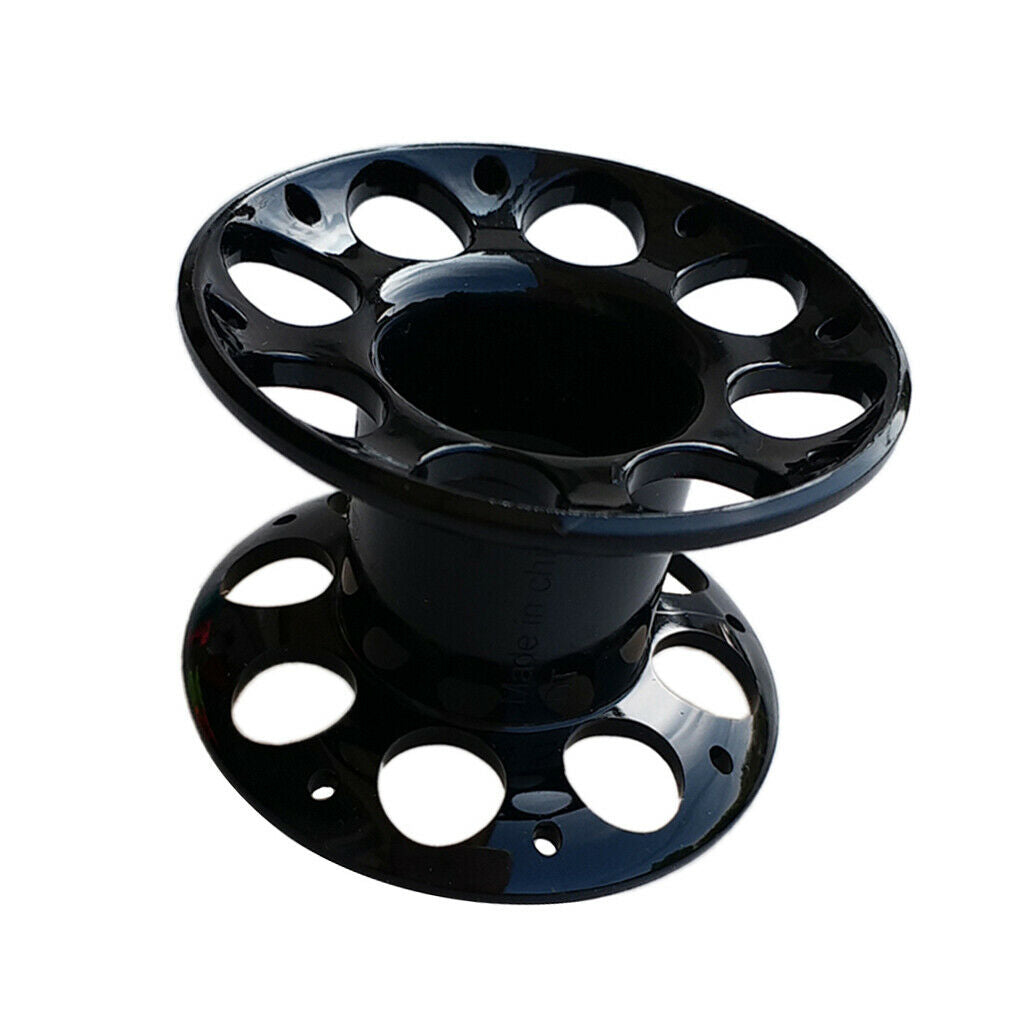 2pcs Diving Finger Spool Tech Dive Freediving Line Guide Holder Transparent Blue