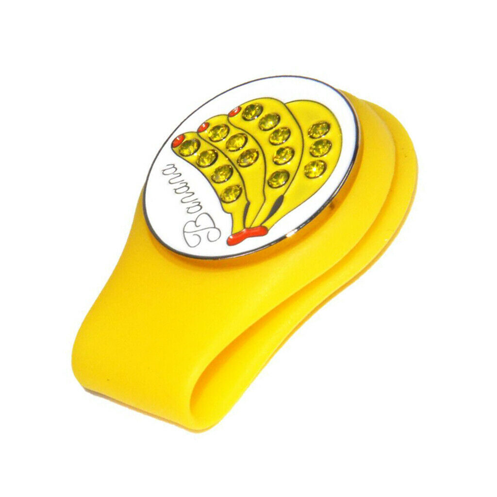 2x Creative Golf Hat Clip Magnetic Ball Marker Club Putt Position Mark