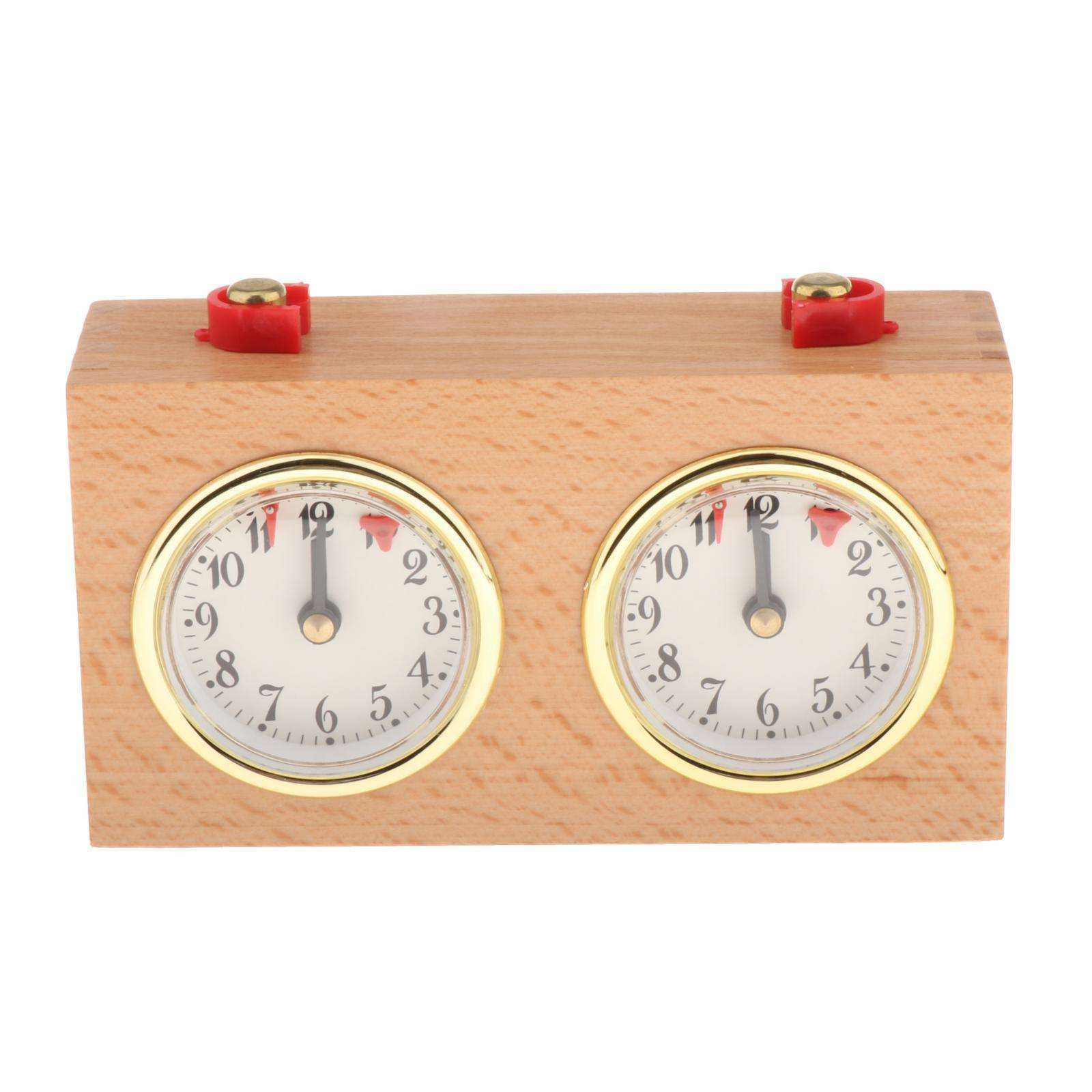 Retro Analog Chess Clock Timer, Wind-Up Mechanical Chess Clock, Professional
