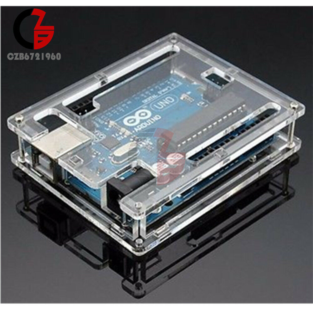 Mega2560 R3 Module ATmega16U2 Board + Clear Acrylic Box Enclosure Case DIY Kits