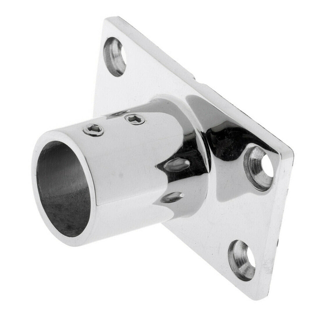 1x Stainless Steel Marine Boat Hand Rail Fitting Base 90 Degree 25mm ID Tube