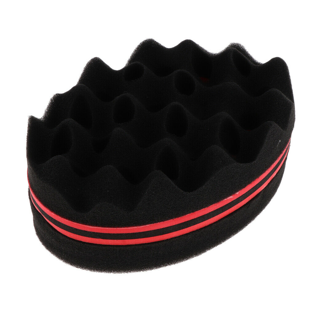 2 in 1 hairdressing sponge Twist hairbrush sponge for coils dreadlocks