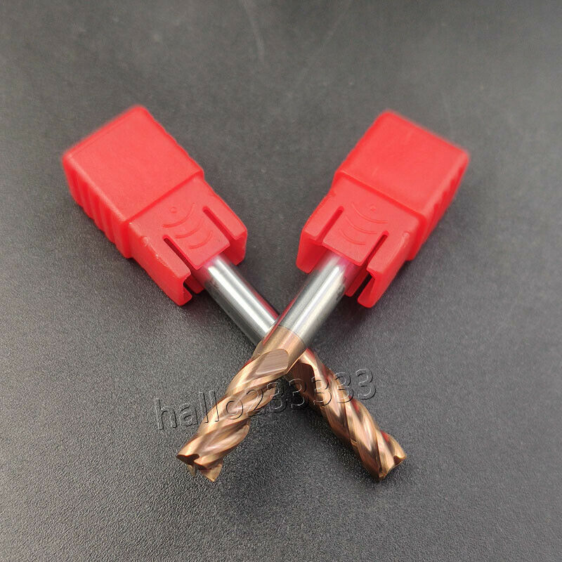 3PCS HRC55° φ5×50-4F 5mm 4Flute Tungsten steel Carbide End Bits Milling Cutter