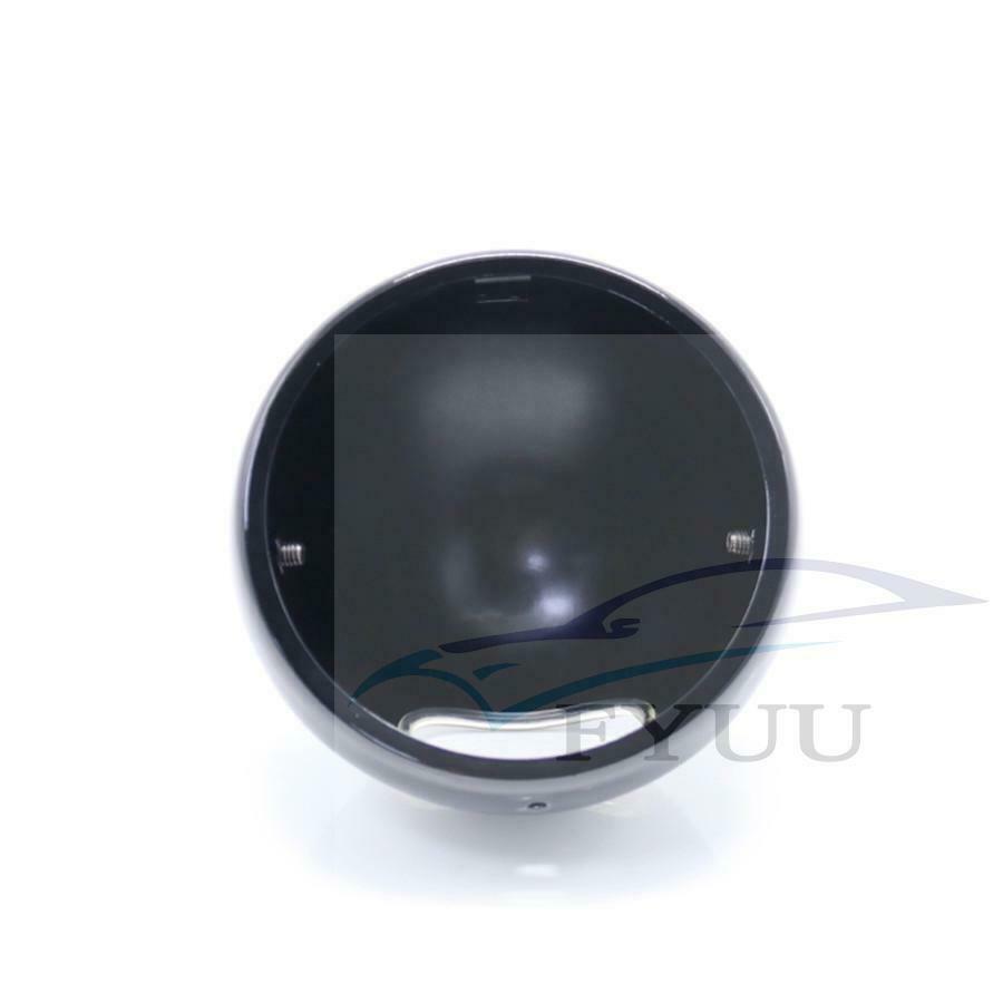 5.5" Black Headlight Cover Motorcycle Headlamp Headlight Housing Housing Bright