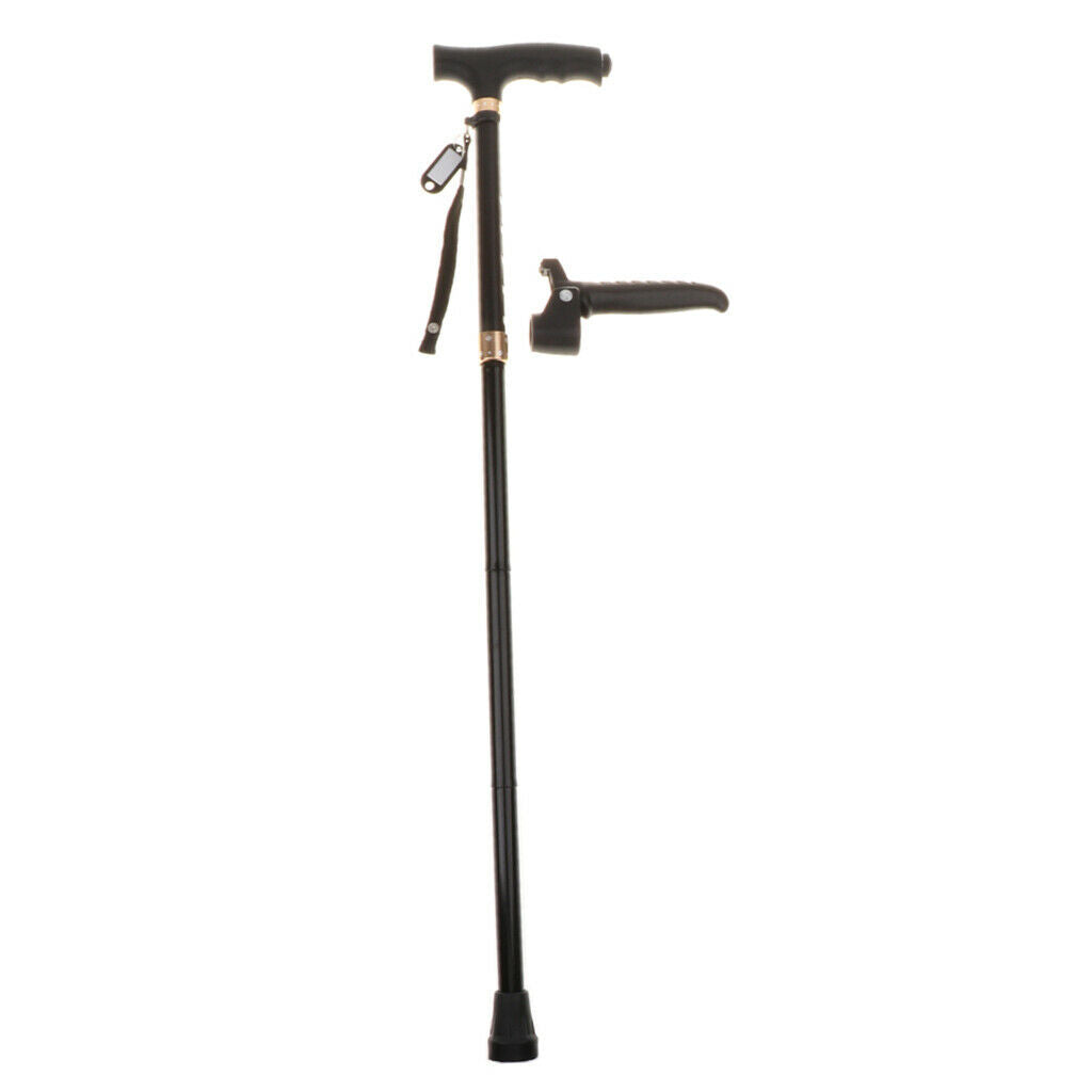 Anti Shock Trekking Poles Collapsible Anti Slip Hiking Walking Support Stick