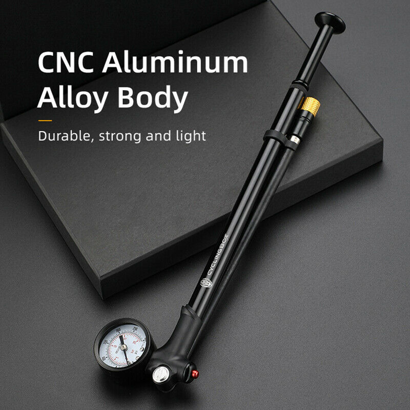 Portable High-pressure Bike Air Pump with Gauge for Fork Rear Suspension Sh Tt