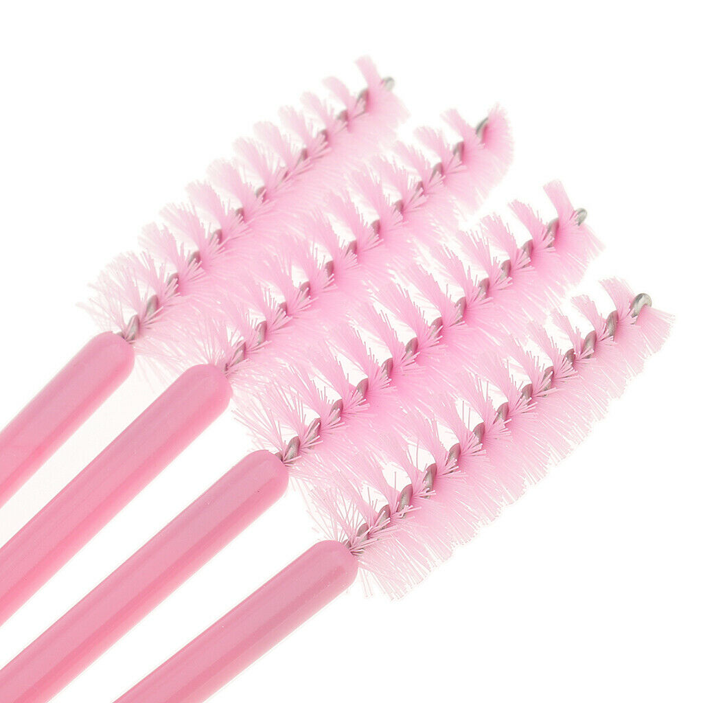 50x Disposable Eyelash Extension Micro Brush Swab+50x Sponge Makeup Brushes