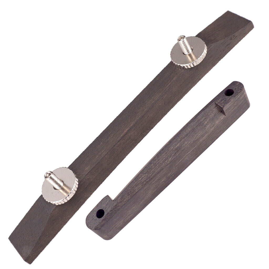Adjustable Rosewood Wood Guitar Bridge for Archtop Jazz Guitar Luthier Tool