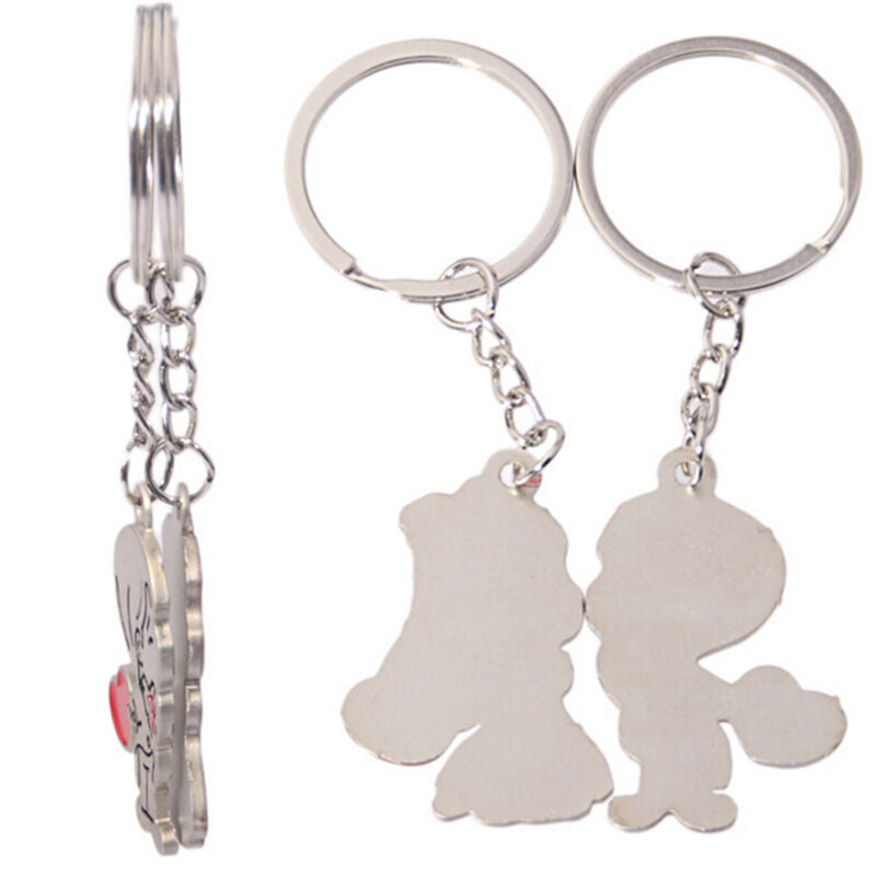 Novelty Items Casual Couple Love Keychain Cartoon Key Chain Lovers Key Rin.l8