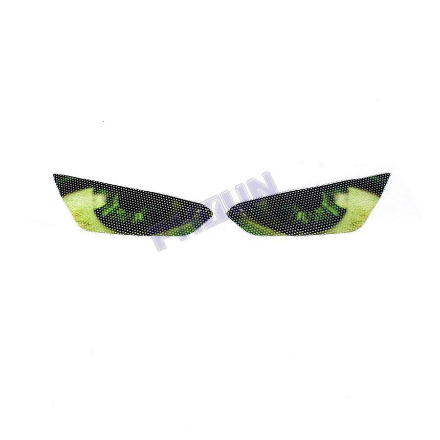 Green Eye Motorcycle Headlight Protection Stickers For Kawasaki Z1000 2014-2016