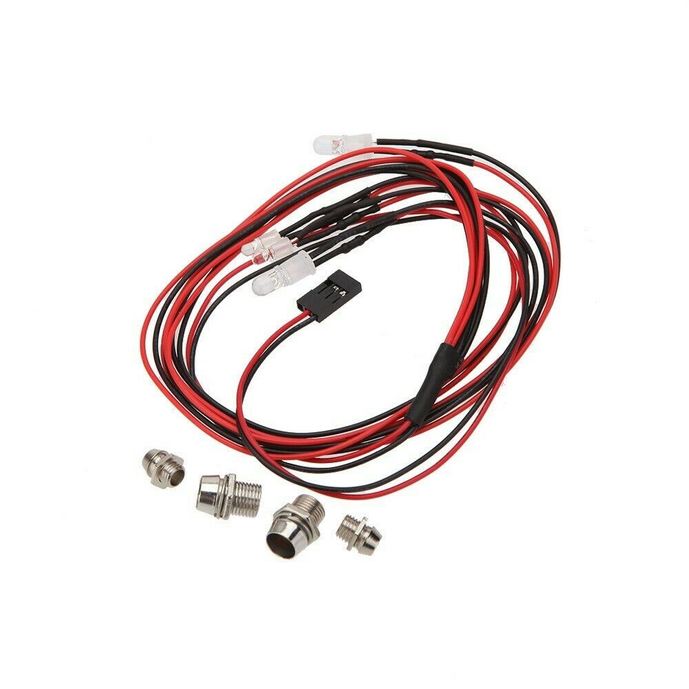 High Quality 4 LED Upgrade Part 5mm 3mm 2 Color Headight Set for HSP RC