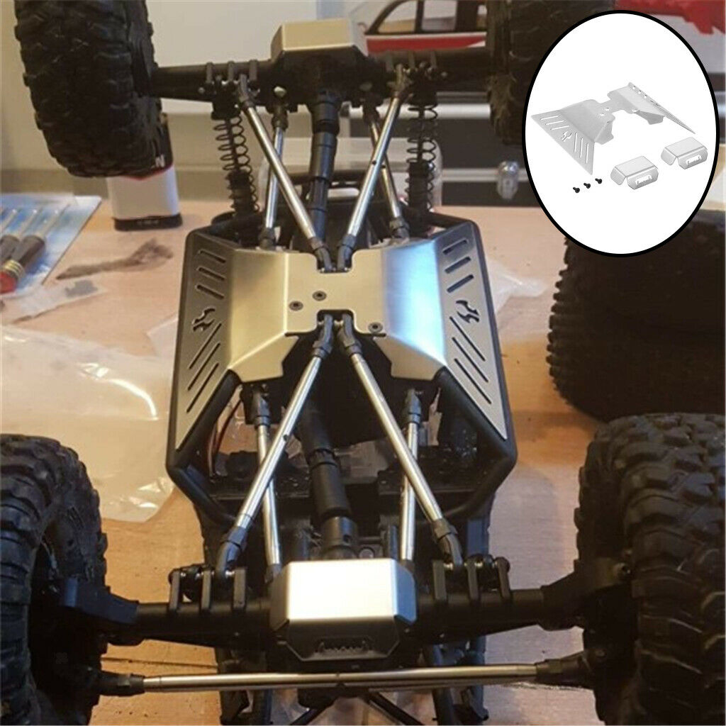 Upgrade RC Skid Plate Protector Front/Rear Axle Car Reduce Damage Set Parts