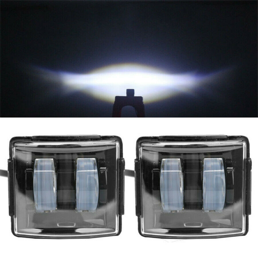 motorcycle Led Work Light White 6000k Nighttime traffic light waterproof +switch
