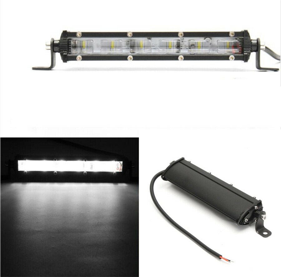 -XN7"inch LED 60W Single Row Car SUV Off Road LED Work Light Bar 6D Flood Beam