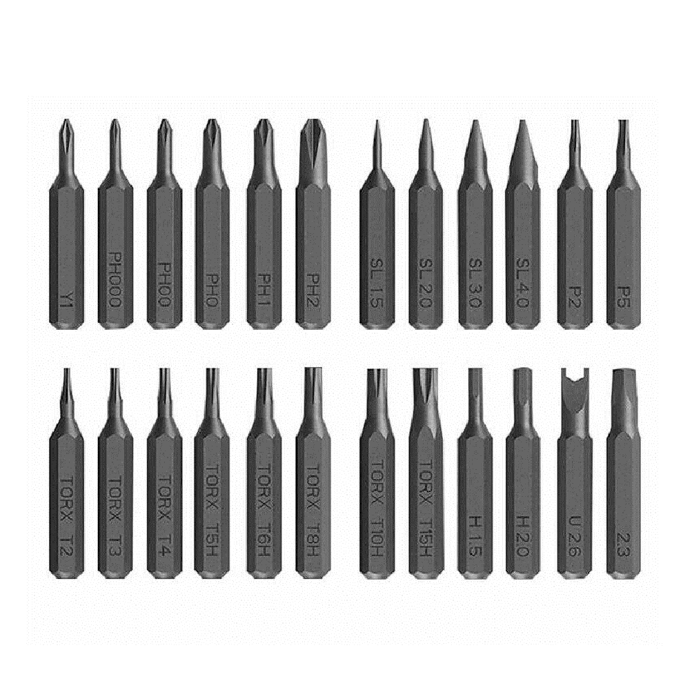 24 In 1 Precision Screwdriver Set, S2 Steel Mini Magnetic Bits, Professional Kit