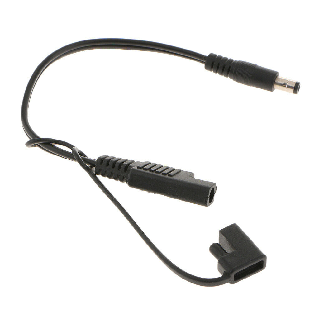 18AWG 10A SAE to DC5521 Power Adapter Cable for Car Solar Battery 200mm