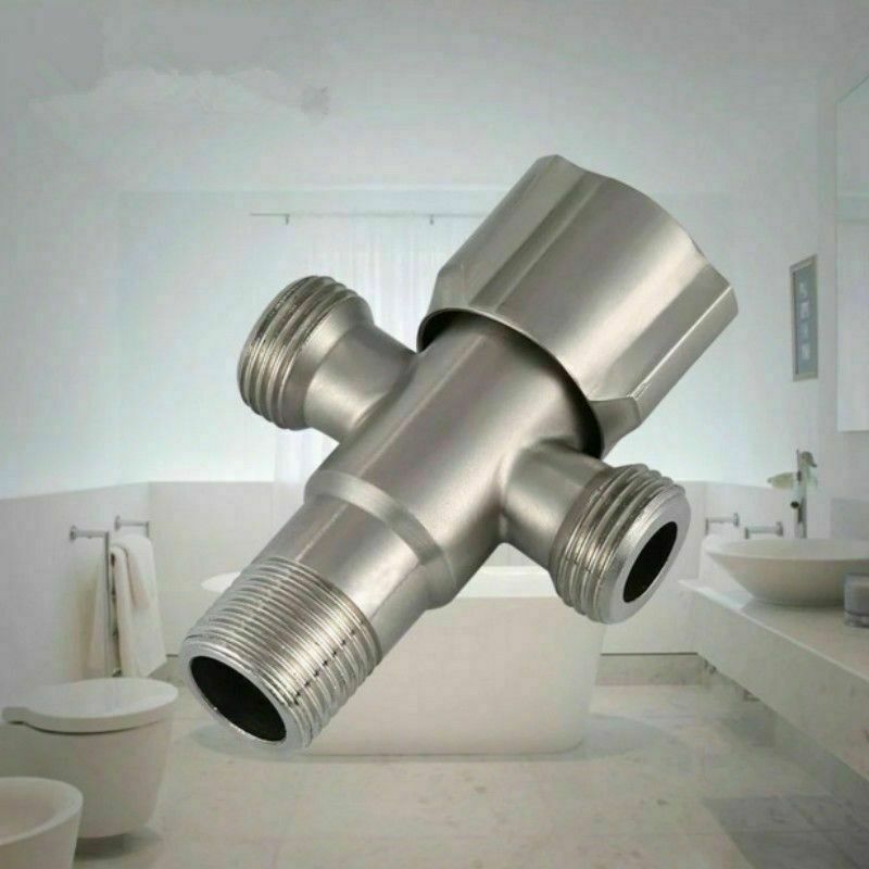 Double-headed Angle Valve 20 MM Water Heater  Triangle Valves Stainless Steel