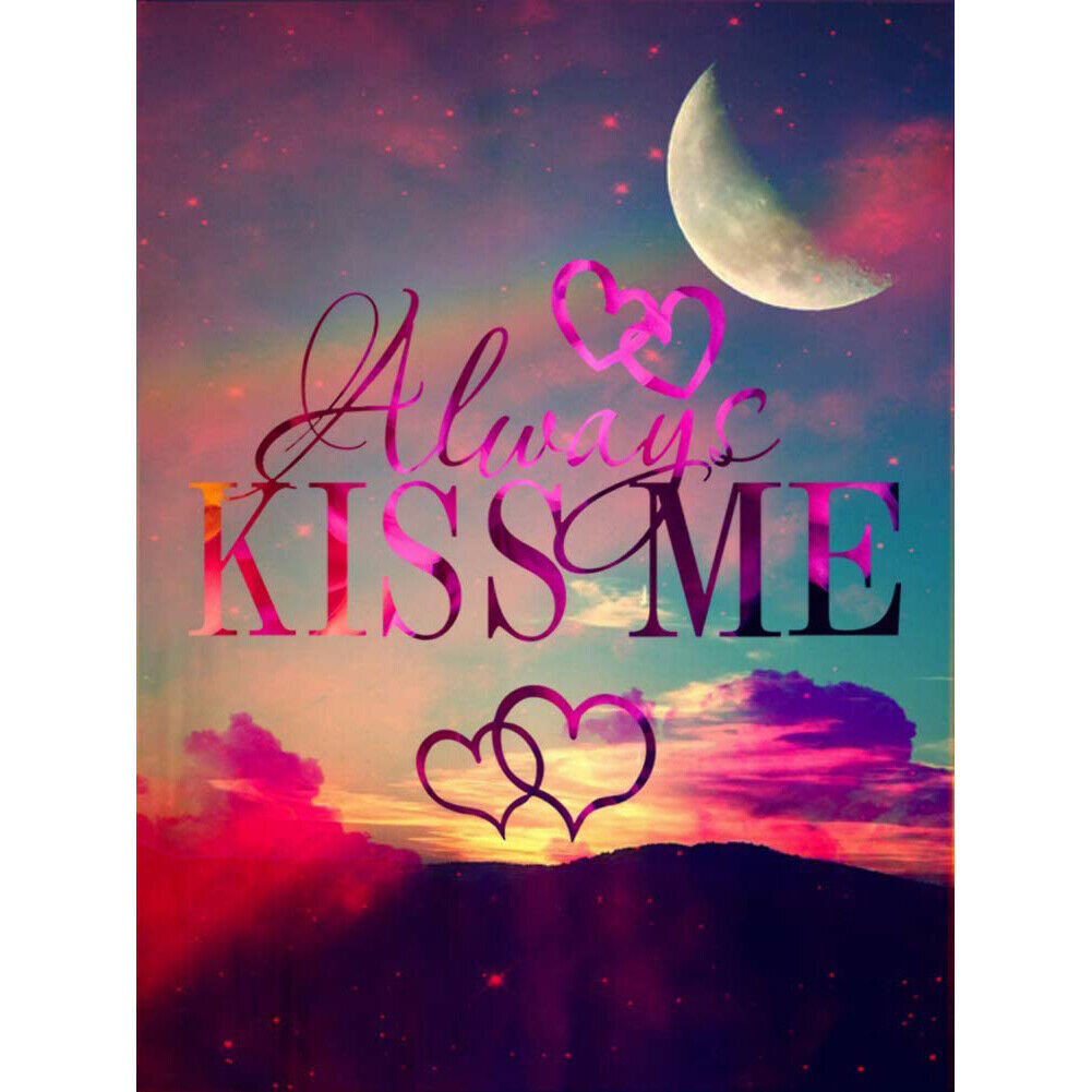 Kiss Me 5D Diamond Painting DIY Full Round Drill Embroidery Mosaic Kits @