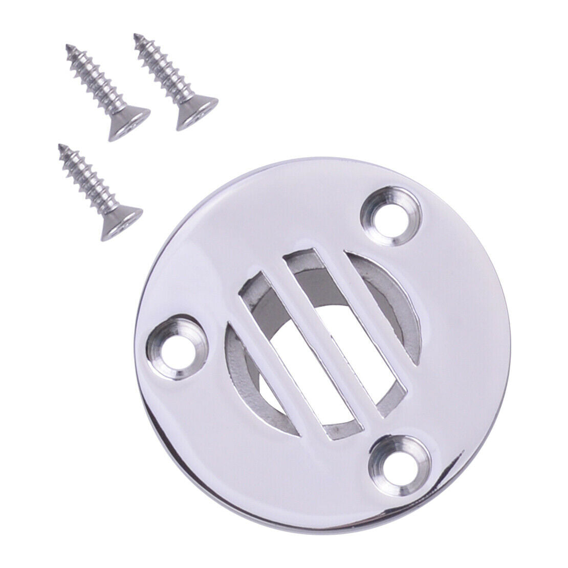 2x/set Stainless Steel 1" Marine Yacht Boat Deck Floor Drain Scupper Cover