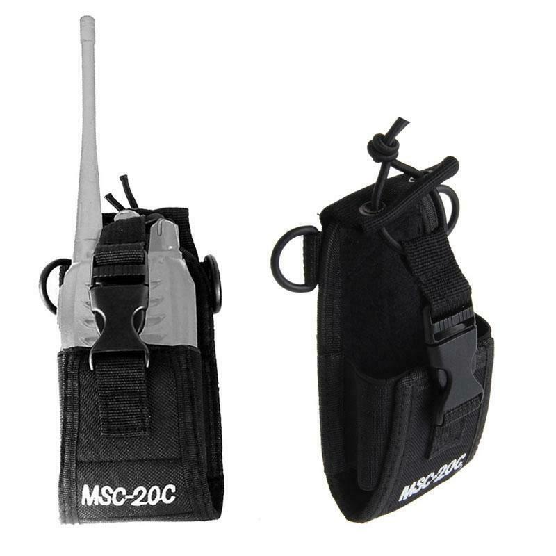 MSC-20C Nylon Radio Case Bag Holder Pouch For Baofeng UV-B5 UV82 UV8 D GT-3 UV5R