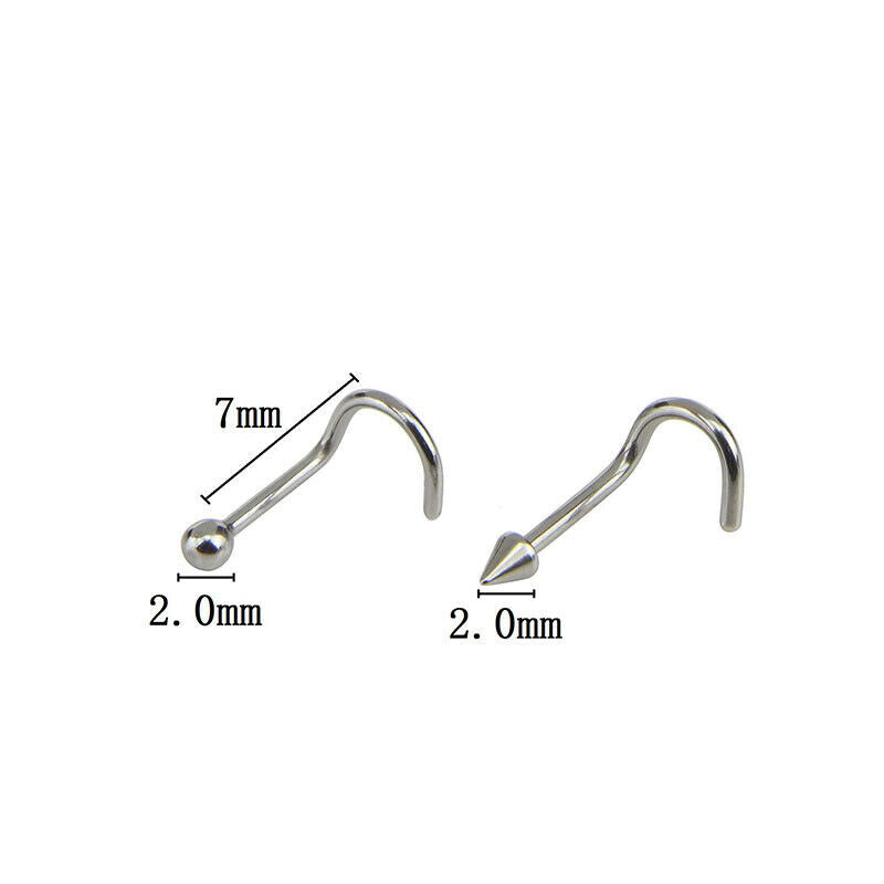 1set 18G 20G Professional Piercing Navel Tool Kit Stainless Steel  Nose R.l8