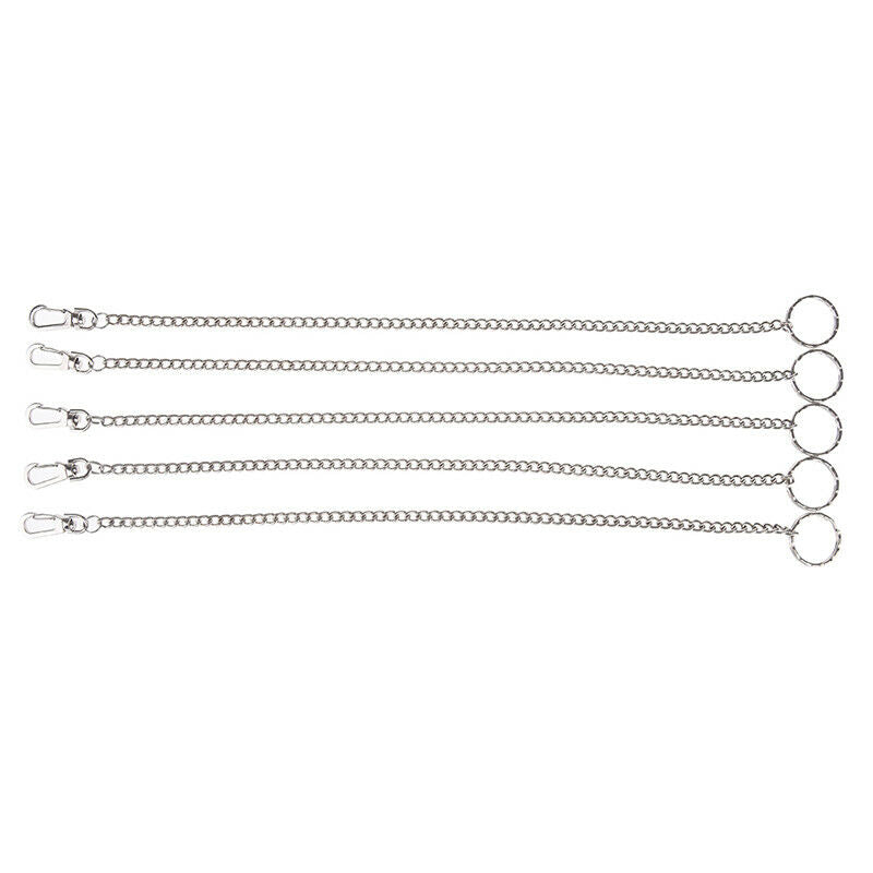 Extra Long Strong Metal hipster Key Wallet Belt Ring Clip Chain keychai.l8