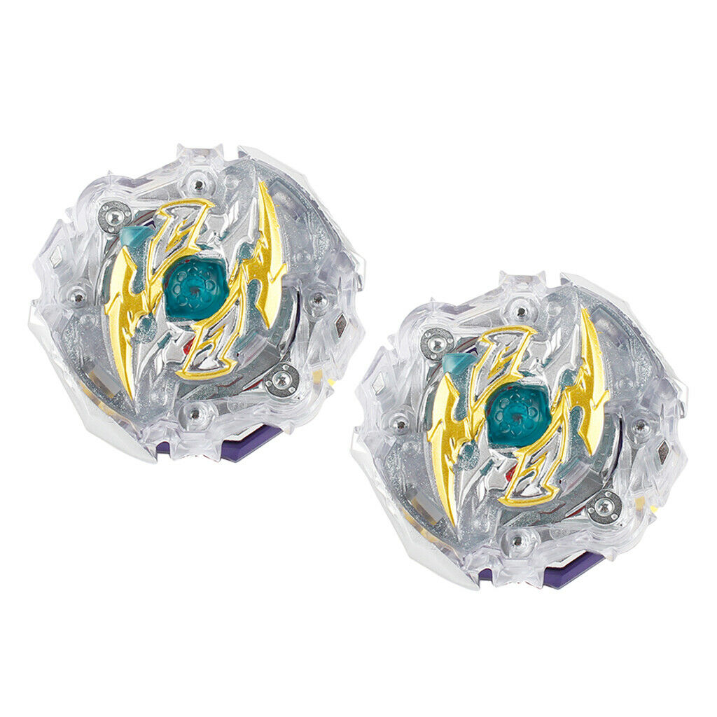 2x Burst Gyro Spinning Top Fight Toys w/ Launcher Sets for Playset Gifts