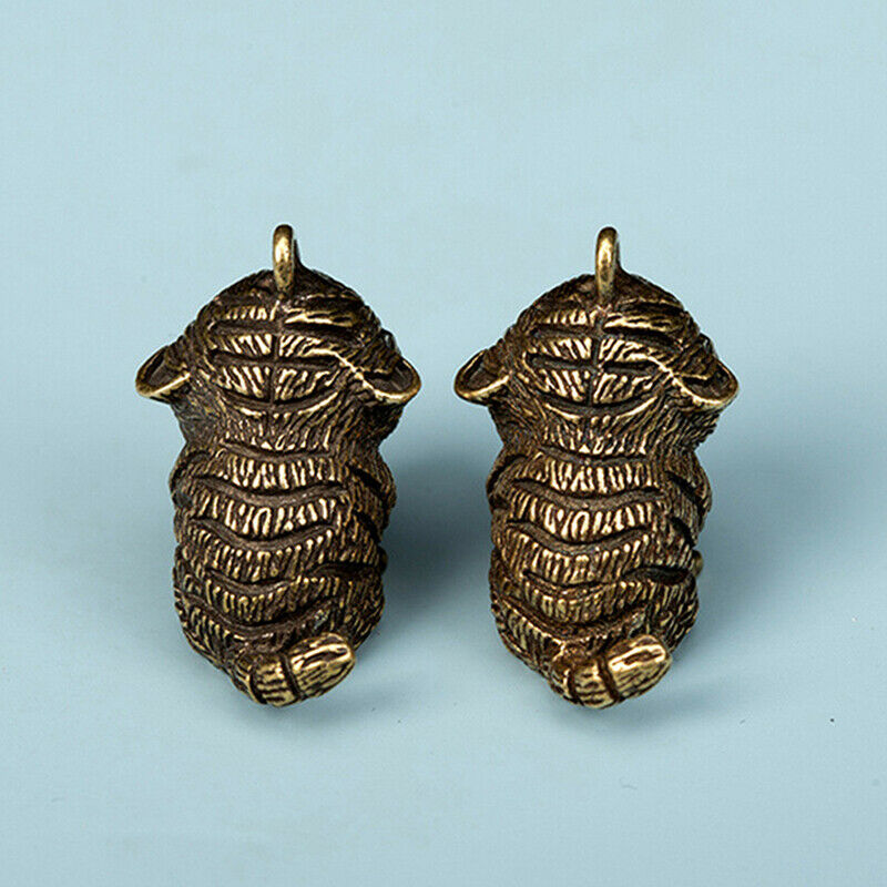 Metal Brass Tiger Key Chains DIY Hangings Jewelry Accessories Animal Figuri JD