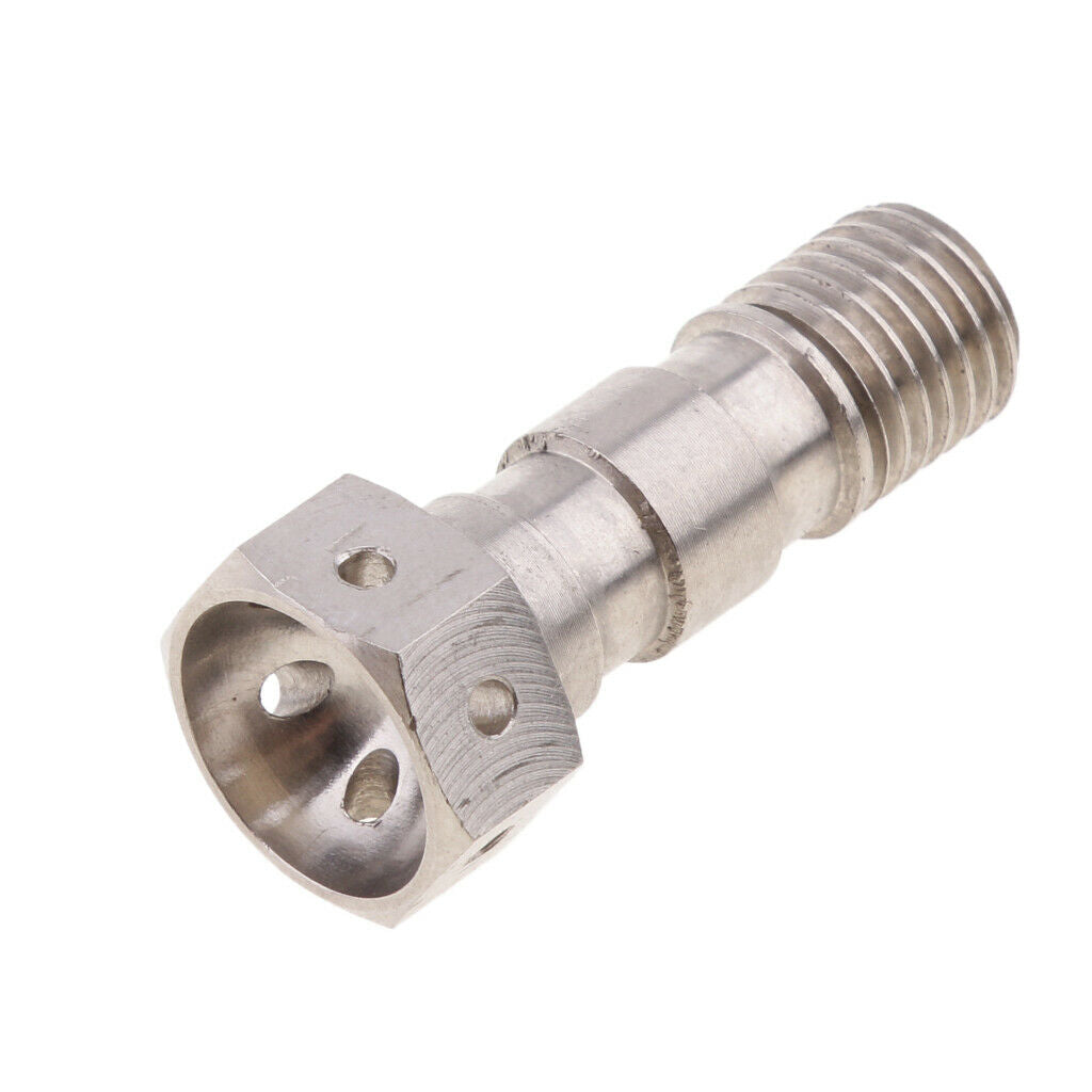 Titanium Double Banjo Bolt 10mm x Pitch 1.25 for Brembo Race Brake Dual Line