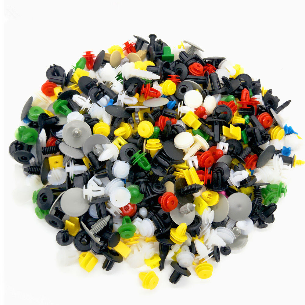1000pc Mixed Car Fastener Bumper Clips Rivet Door Panel Fender Liner For All Car