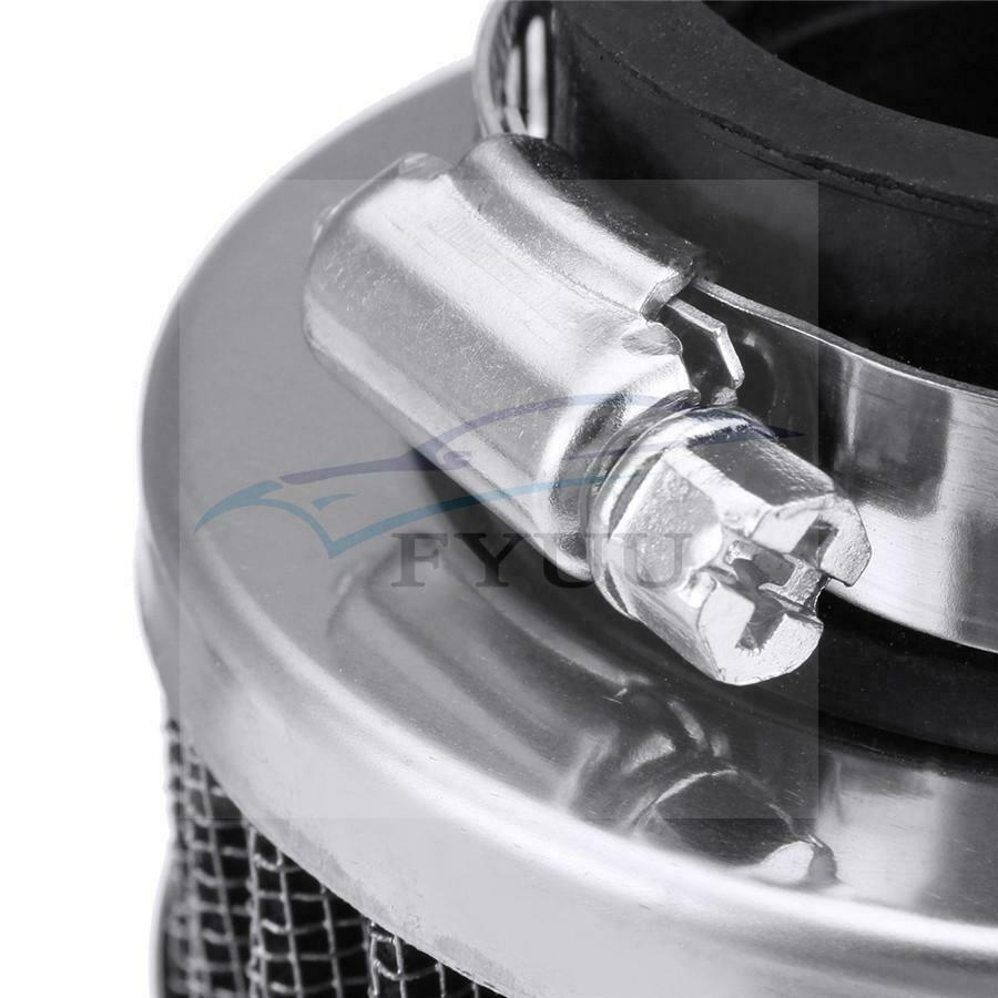 Universal Motorcycle ATV Scooter Air Cleaner Intake Filter 58mm Cleaner + Clamp