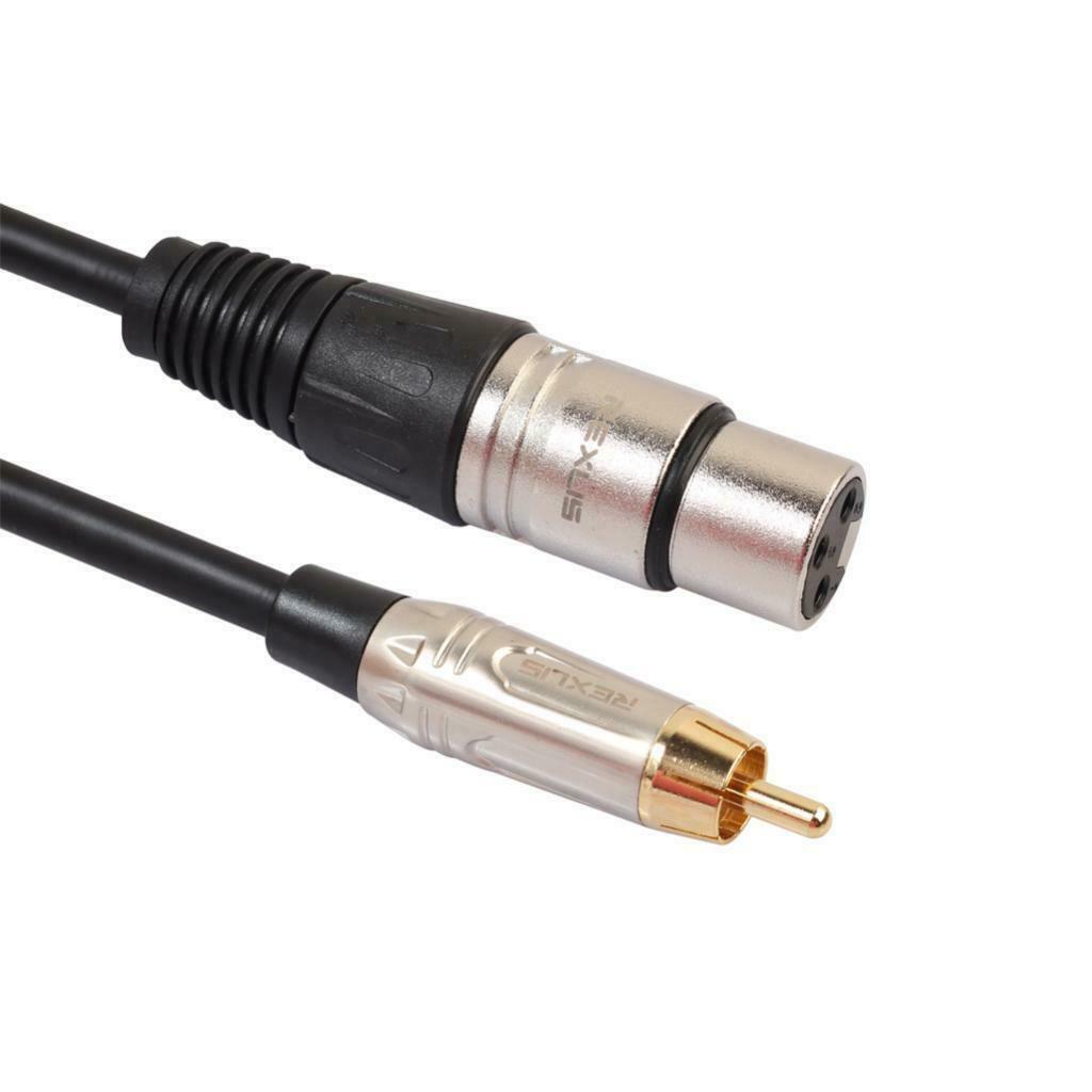 Audio Cable RCA Male to XLR Female Cord for Condenser Microphone 10 Meter