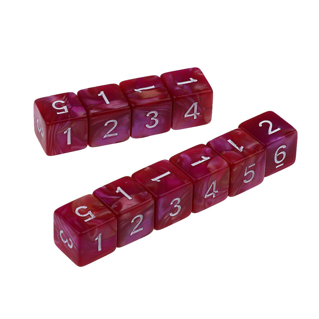 20 Pieces D6 Polyhedral Dice 6 Sided Dice for Dice Lover Role Play Game Dice