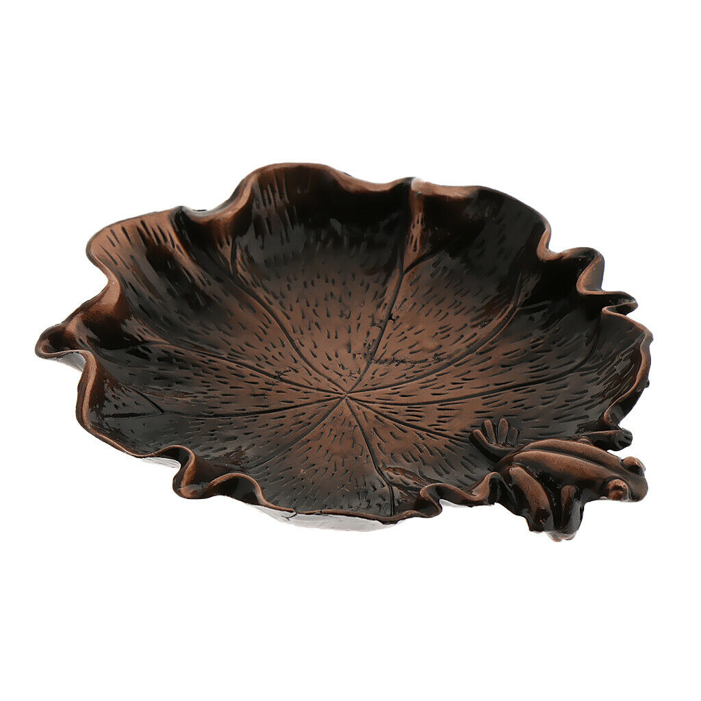 4xLotus Leaf Alloy Teacup Coaster Coffee Cup Mat for Kung Fu Tea Fittings
