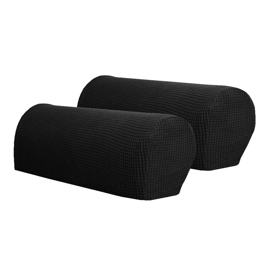 1 Pair Stretch Armrest Covers Couch Slipcovers Comfortable Anti-Stain Furniture