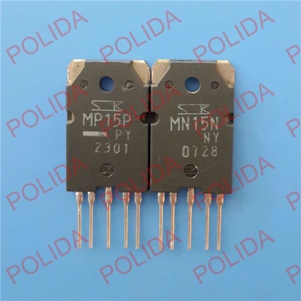 1pair Transistor SANKEN TO-3PL-5 MN15N-NY/MP15P-PY MN15N/MP15P