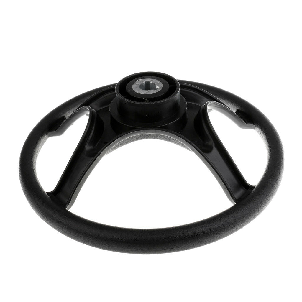 Universal 13" Marine Sports Boat Pontoon Steering Wheel 4 Spoke 3/4" Shaft